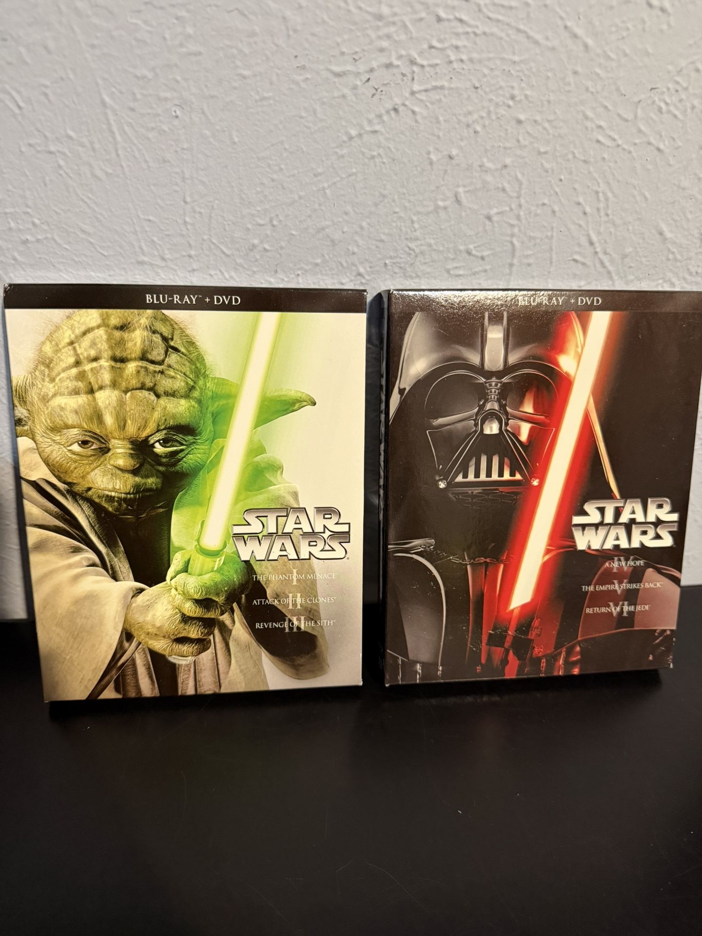 Star Wars Bundle Blu Ray DVD Set 1-6 Like New