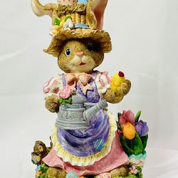 Gorgeous Easter Bunny Figurine -Estate Treasure