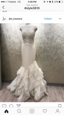 Lazaro wedding dress