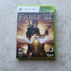 Fable III For Xbox 360. CIB. Great Condition!