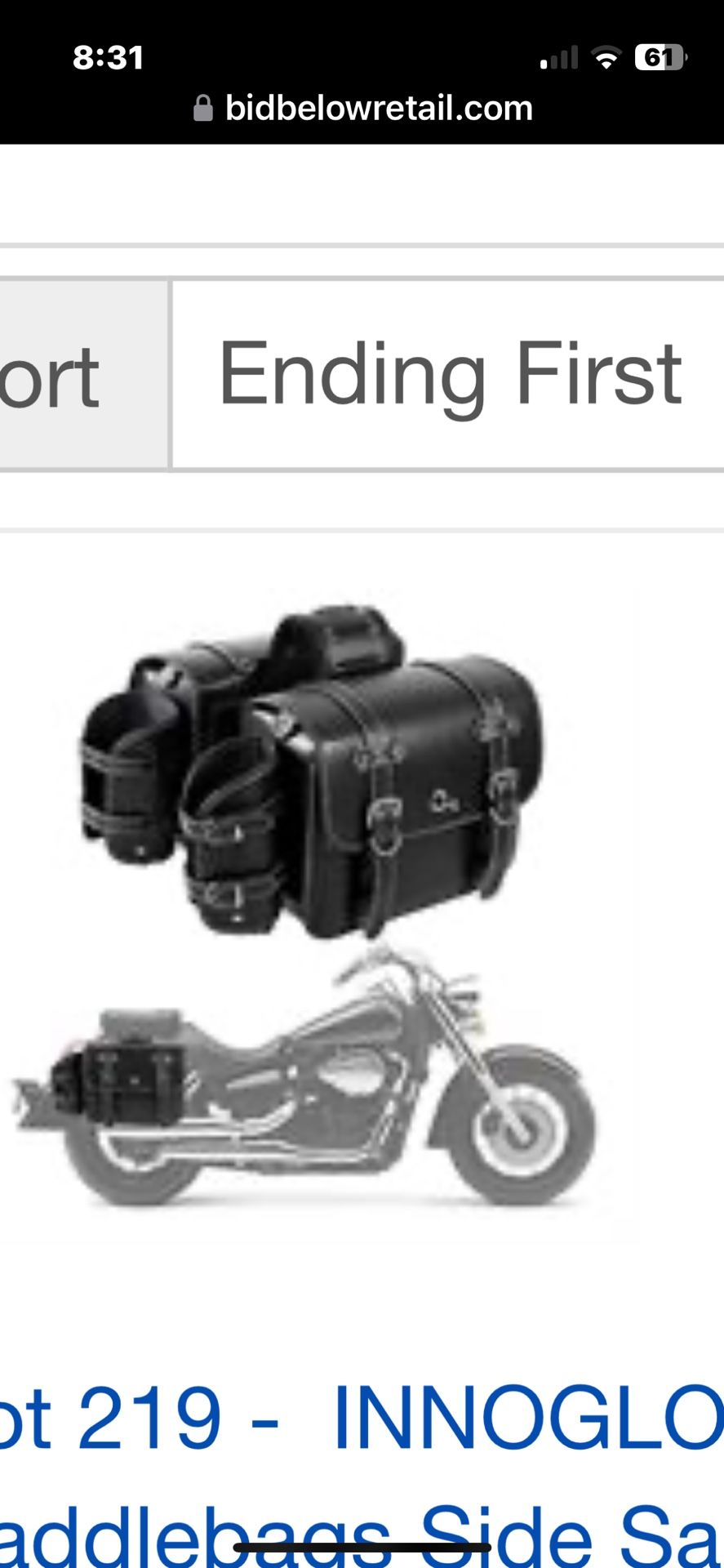Motor Cycle Saddle Bags