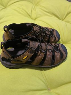 KEEN Targhee III Waterproof Men's Sport Sandals Leather Brown/Black US 10