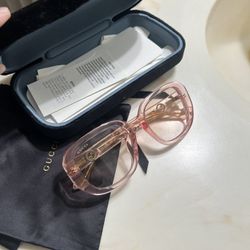 Gucci Pink Glasses