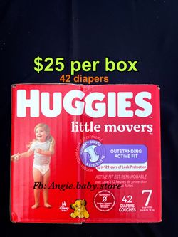 Huggies little movers size 7