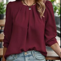 Burgundy Shirt (L)