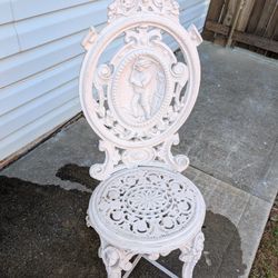 Vintage Metal Garden Metal Chair.