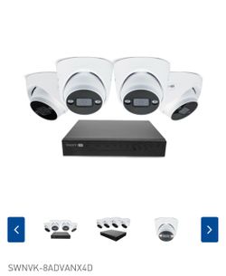 Swann 8 channel 4 dome cameras security kit 4K BRAND NEW!!