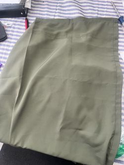 Forest green curtains