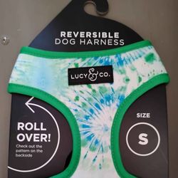 Tie Die Dog Harness Lucy & Co. Size Small Reversible** BRAND NEW**