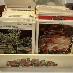 Vintage McCall Recipe Cards  1973