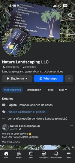 We perform all types of landscaping and construction work.