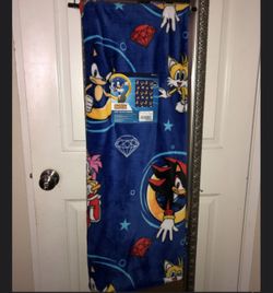 Sonic The Hedgehog Plush Throw Blanket 