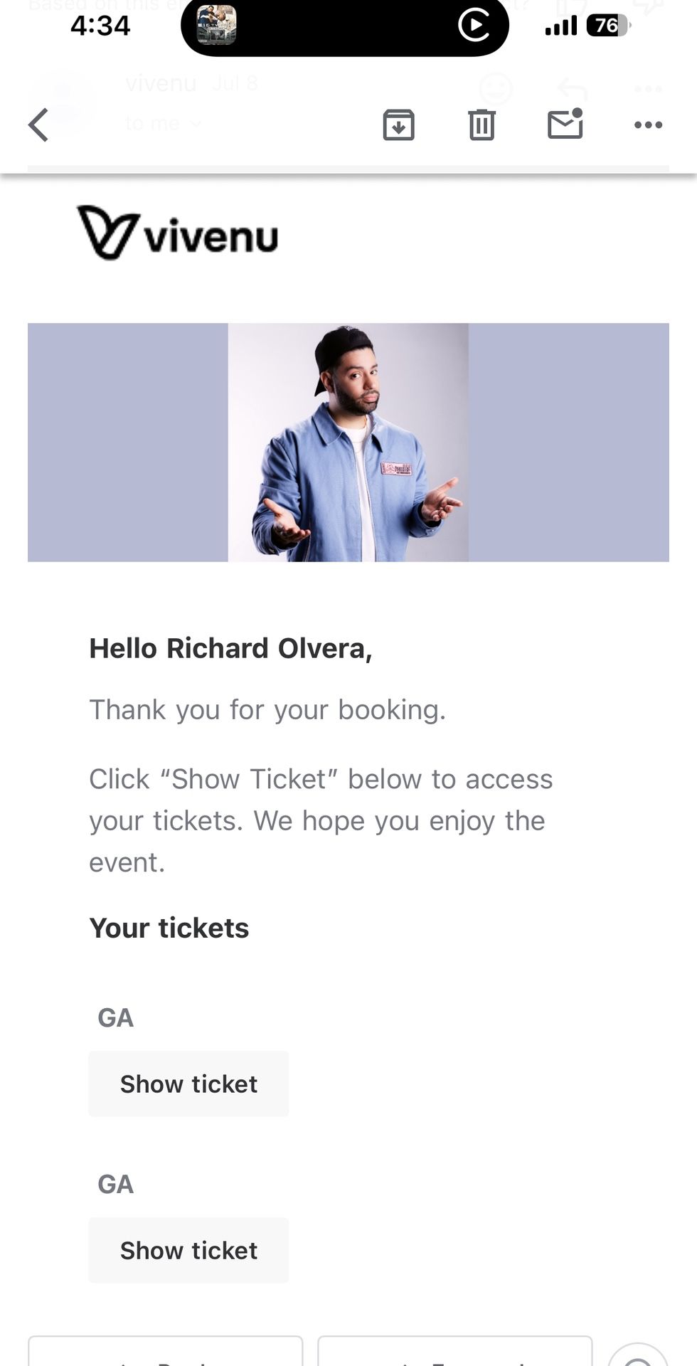 Martin Amini Comedy Show Tickets