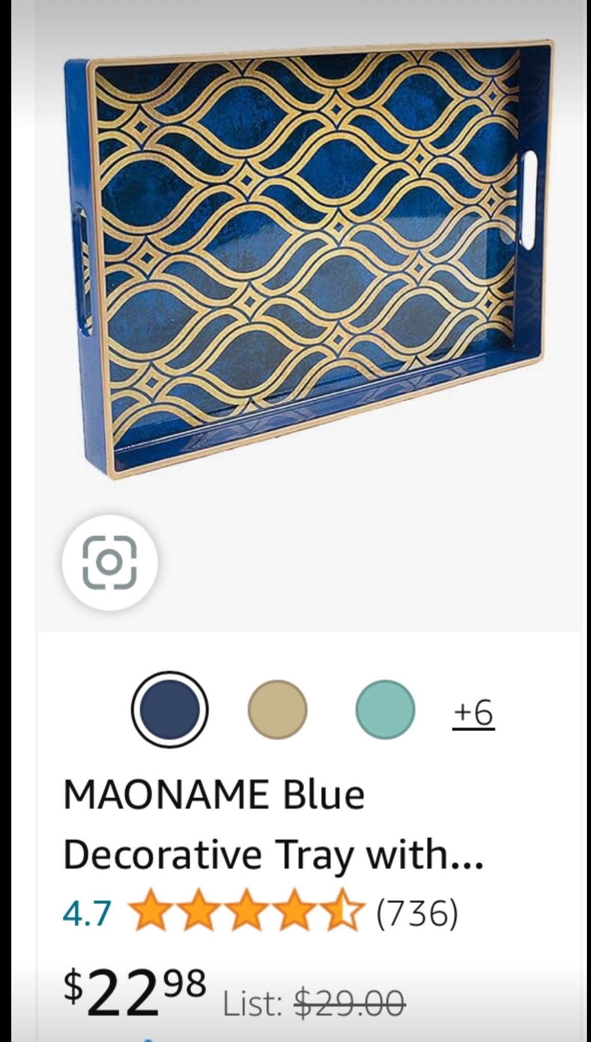 New decorative tray