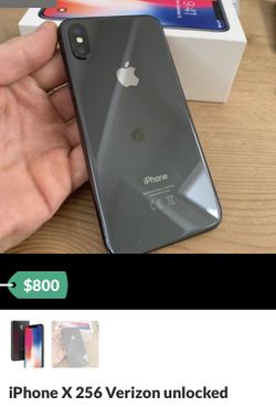 iPhone X 250 GB it is unlocked to any carrier