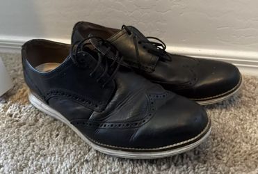 Cole Haan Original Wingtip Oxford Shoes US Black Leather C26469 Men’s Size 10.5M