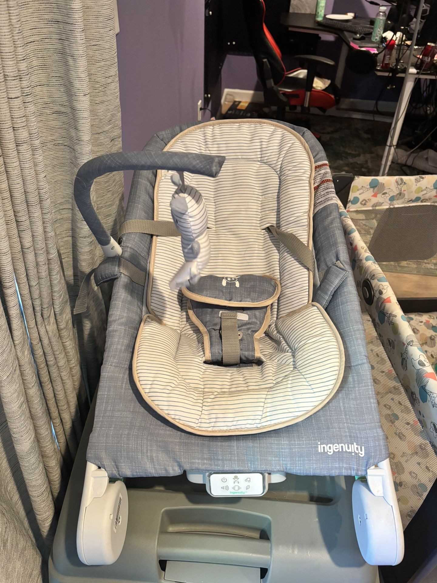 Ingenuity Happy Belly Rock-to-Bounce Massage Seat