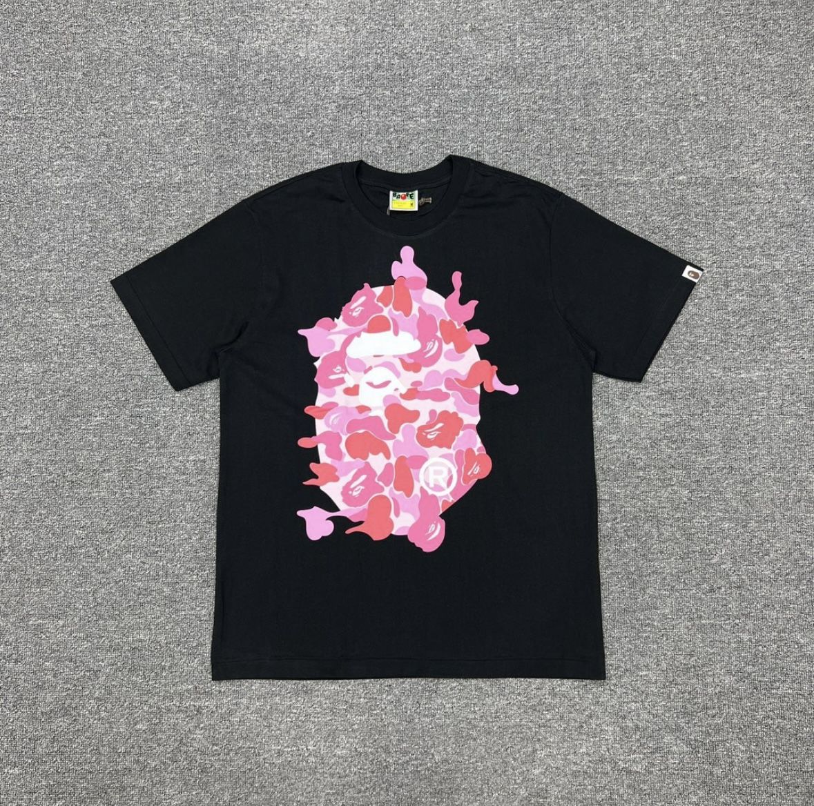 pink bape shirt 