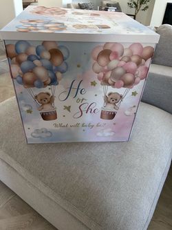 Gender reveal box