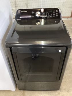 Samsung 7.4 cu.ft. Vented Top Load Electric Dryer with Sensor Dry New Scratch and Dent