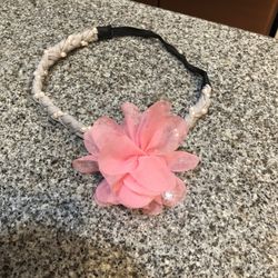 Cute Beaded Dog Fashion Collar With Flower 20” Circumference 