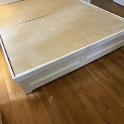 Queen Size Custom Made Platform Bed
