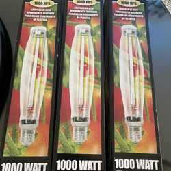 3- Ultra Sun Grow Bulbs $100