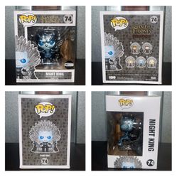 Funko Pop TV GAME OF THRONES Night King On Throne (Metallic) Exclusive Video 