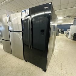 WHIRLPOOL 21.7 CU. FT. SIDE-BY-SIDE REFRIGERATOR‼️