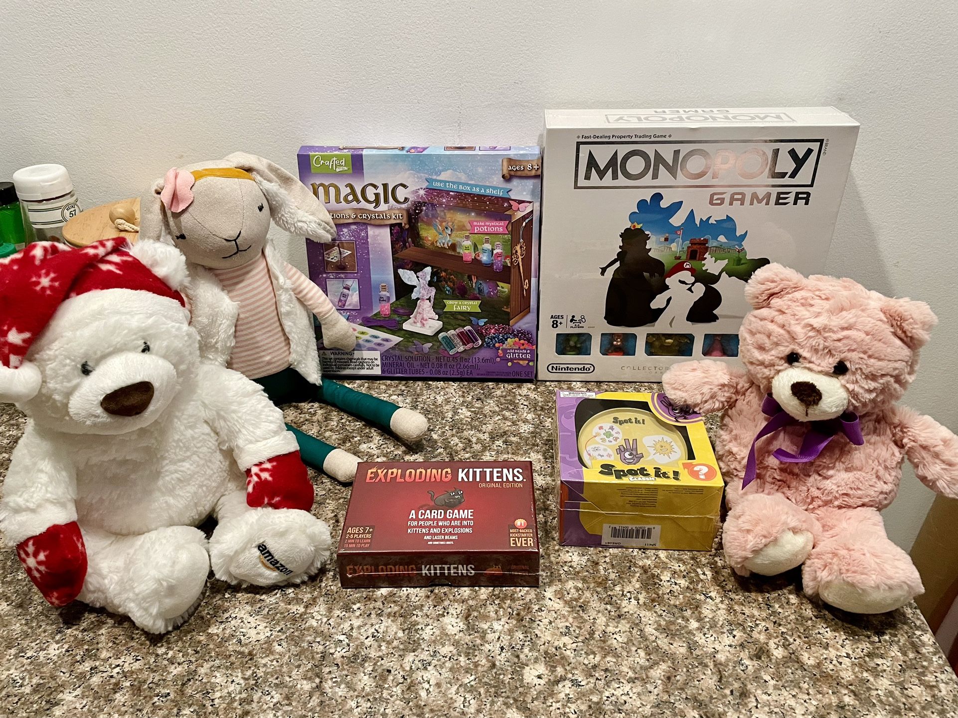 Children’s Lot Of Games And Plushies