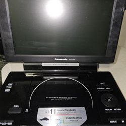 🔥  Panasonic DVD-LS92 - 9” Inch Screen Portable DVD Player No Plugs - READ