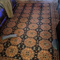 Imported Authentic Hand Knotted Persian Rug (9 X 6ft)