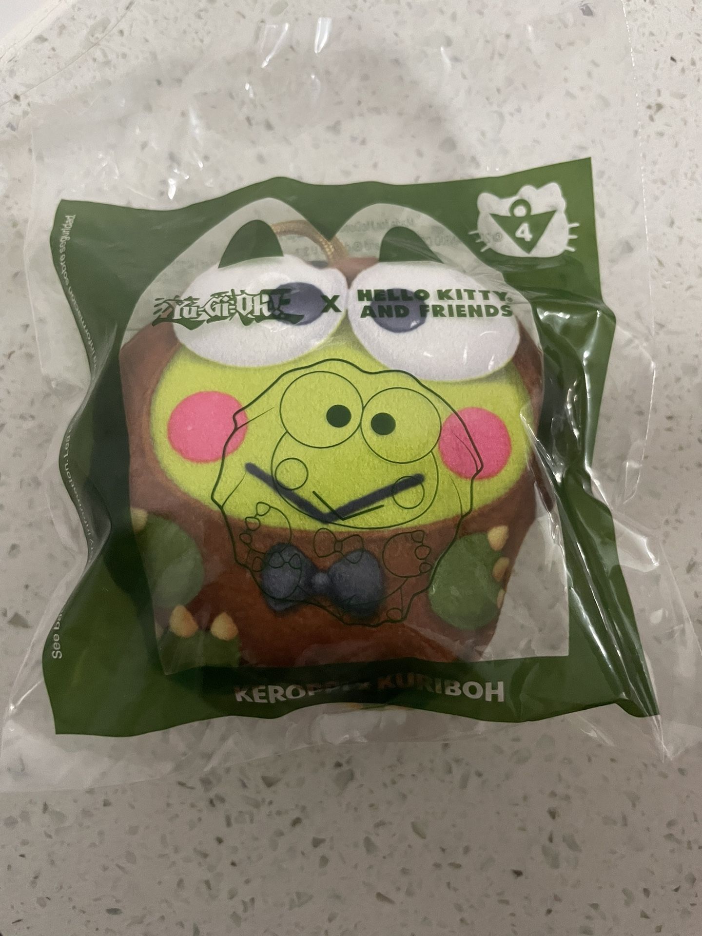 Mcdonalds x yugioh keroppi kuriboh happy meal toy