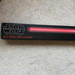 Star Wars Red FX Lightsaber Asajj Ventress Disney Collectible 