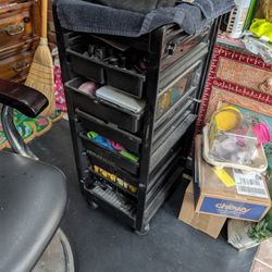 Salon Cart With Extras 