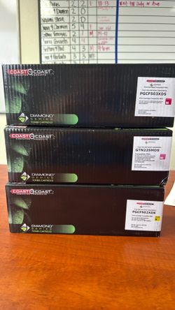 NEW/SEALED Unopened Printer Toner Cartridges – HP & Brother Compatible