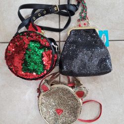 New Kids Christmas Purses 1/$10 or 3/$25