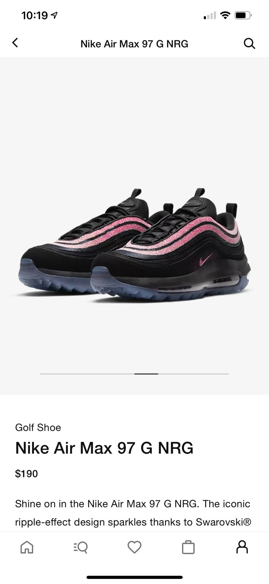 Women Nike Air Max 97 G Swarovski GOLF