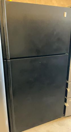 GE  Top Mount Black Refrigerator

