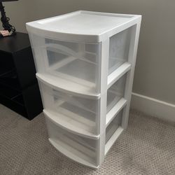 3 Tier Clear Drawer