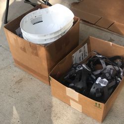 Batch of 10 Hard Hats Safety Construction