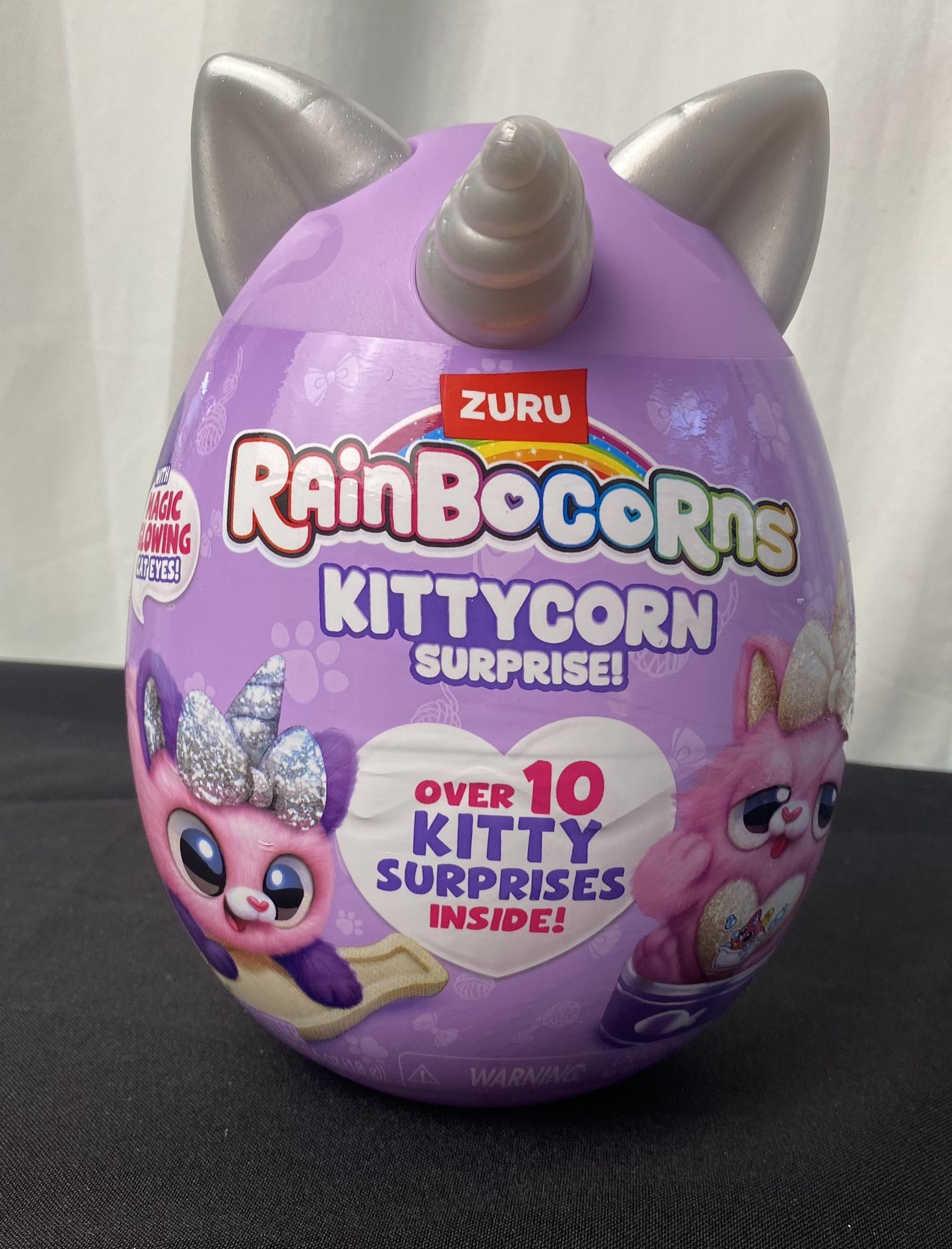 Zuru Rainbocorns Kittycorn Surprise Over 10 Surprises Magic Glowing Eyes New (Retail $30)