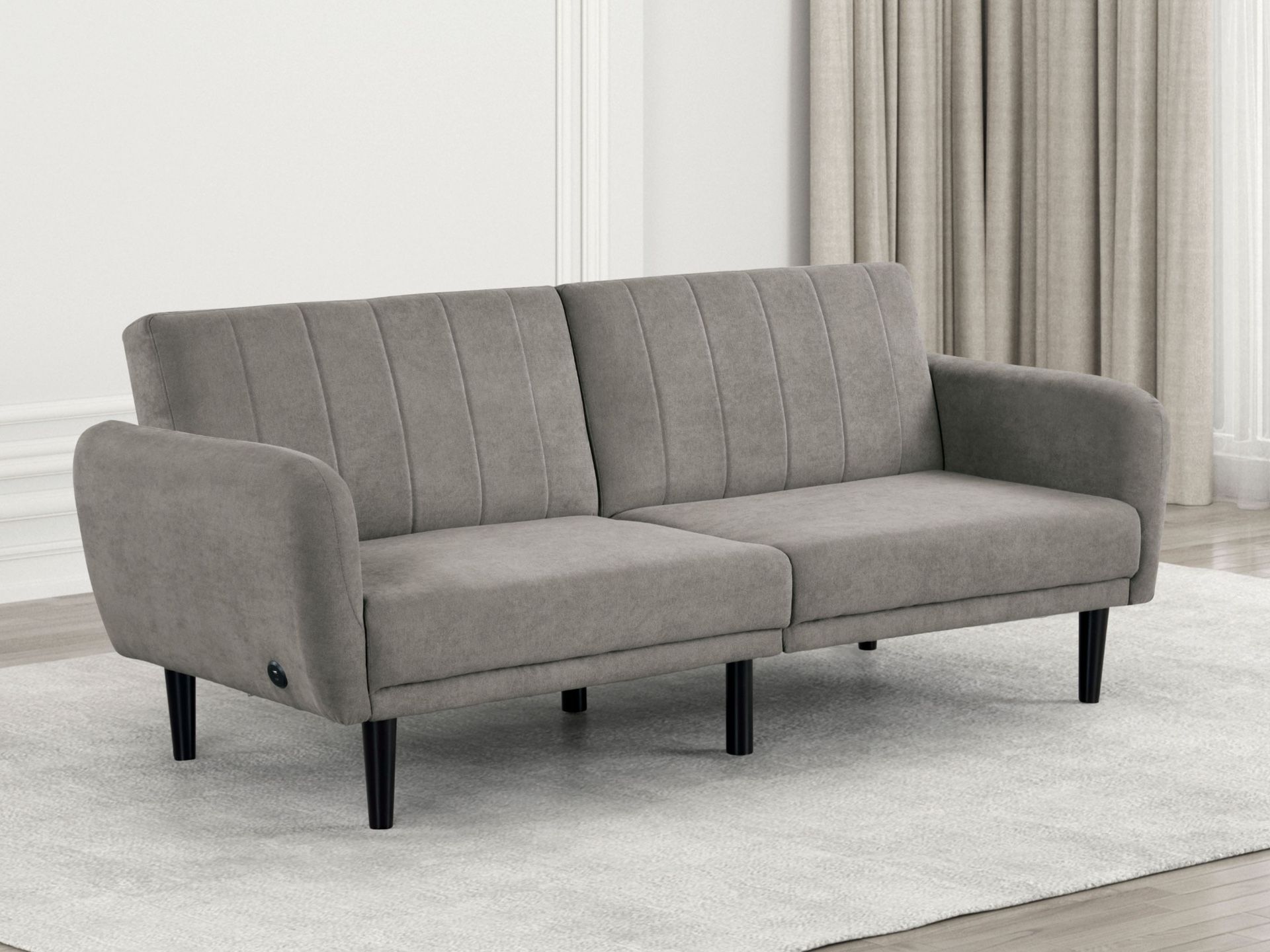 Brown Or Gray Futon Sleeper