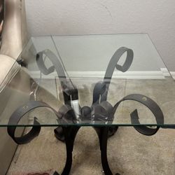 Glass Coffee Table and 2 Matching End Tables
