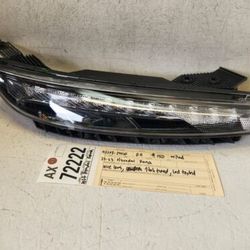 2022 - 2023 HYUNDAI KONA RIGHT PASSENGER LED HEADLIGHT OEM AX72222