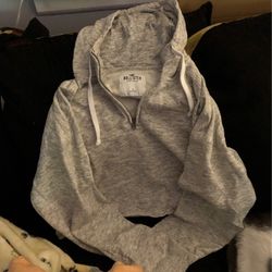 Hollister hoodie slip over short jacket long sleeves