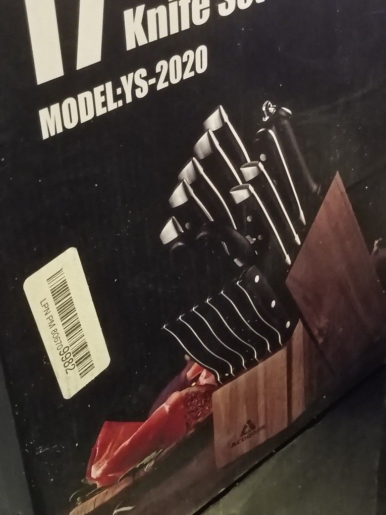 ACOQOOS 17 PCS KNIFE SET MODEL- YS-2020
