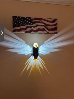 Bald Eagle Wall Light