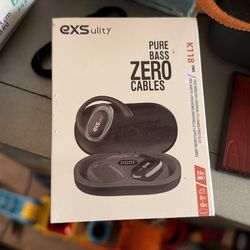 EXS ulity Pure Bass Zero Cable Earbuds