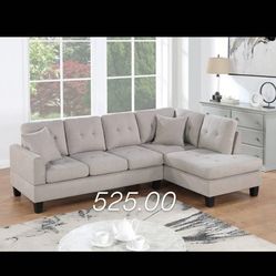 New Sofa Sectional 525.00